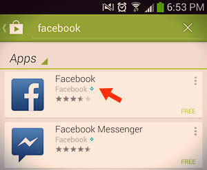 android-facebook-play-store
