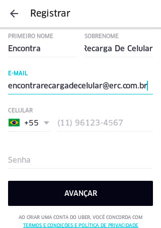 baixar-uber-android-cadastrar